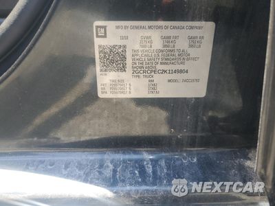 Zdjęcie 12 z 12 samochodu: 2019 CHEVROLET SILVERADO LD C1500 LT VIN:2GCRCPEC2K1149804 - miniatura