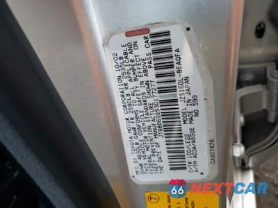Zdjęcie 12 z 12 samochodu: 2003 LEXUS GS 300 VIN:JT8BD69S530177277 - miniatura