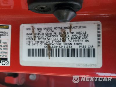 Zdjęcie 12 z 12 samochodu: 2005 PONTIAC VIBE VIN:5Y2SL63845Z431383 - miniatura