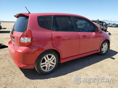 Trzecie zdjęcie samochodu z tyłu: 2008 HONDA FIT SPORT VIN:JHMGD37608S032251 - miniatura