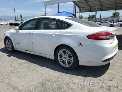 Drugie zdjęcie samochodu z przodu: 2018 FORD FUSION SE HYBRID VIN:3FA6P0LU3JR172129 - miniatura