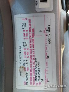 Zdjęcie 12 z 12 samochodu: 2003 KIA RIO VIN:KNADC125736211847 - miniatura