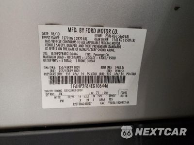 Zdjęcie 12 z 14 samochodu: 2014 FORD TAURUS LIMITED VIN:1FAHP2F84EG106446 - miniatura