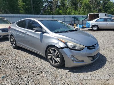 Czwarte zdjęcie samochodu z boku: 2015 HYUNDAI ELANTRA SE VIN:5NPDH4AE3FH585499 - miniatura