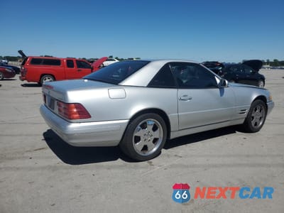 Trzecie zdjęcie samochodu z tyłu: 2000 MERCEDES-BENZ SL 500 VIN:WDBFA68F7YF191054 - miniatura