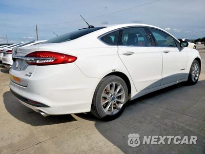 Trzecie zdjęcie samochodu z tyłu: 2017 FORD FUSION SE HYBRID VIN:3FA6P0LUXHR408981 - miniatura