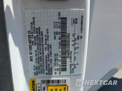 Zdjęcie 12 z 12 samochodu: 2019 FORD FUSION SE VIN:3FA6P0LUXKR263965 - miniatura