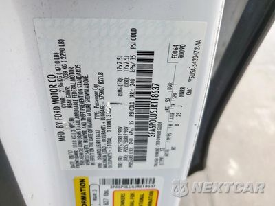 Zdjęcie 12 z 13 samochodu: 2018 FORD FUSION SE HYBRID VIN:3FA6P0LU5JR118637 - miniatura