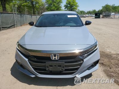 Piąte zdjęcie samochodu w środku: 2022 HONDA ACCORD HYBRID SPORT VIN:1HGCV3F22NA033075 - miniatura