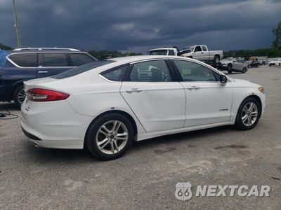 Trzecie zdjęcie samochodu z tyłu: 2018 FORD FUSION SE HYBRID VIN:3FA6P0LU5JR278677 - miniatura
