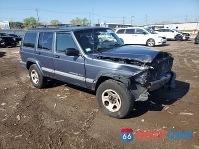 Czwarte zdjęcie samochodu z boku: 2001 JEEP CHEROKEE SPORT VIN:1J4FF48S21L546251 - miniatura