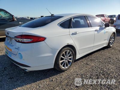 Trzecie zdjęcie samochodu z tyłu: 2017 FORD FUSION SE HYBRID VIN:3FA6P0LU4HR409012 - miniatura