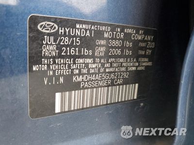 Zdjęcie 12 z 14 samochodu: 2016 HYUNDAI ELANTRA SE VIN:KMHDH4AE5GU621292 - miniatura