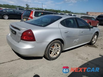 Trzecie zdjęcie samochodu z tyłu: 2007 PONTIAC GRAND PRIX GT VIN:2G2WR554371148817 - miniatura