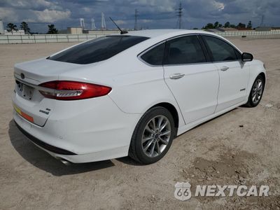 Trzecie zdjęcie samochodu z tyłu: 2017 FORD FUSION SE HYBRID VIN:3FA6P0LU5HR400724 - miniatura