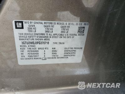 Zdjęcie 12 z 14 samochodu: 2015 GMC SIERRA K1500 DENALI VIN:3GTU2WEJ3FG370718 - miniatura