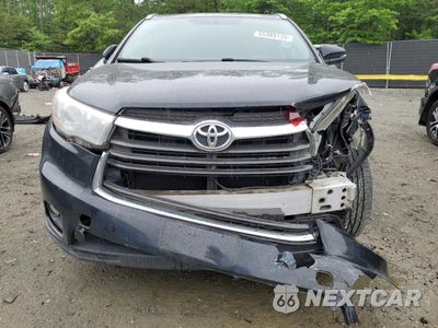Piąte zdjęcie samochodu w środku: 2016 TOYOTA HIGHLANDER XLE VIN:5TDJKRFHXGS299701 - miniatura