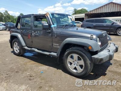 Czwarte zdjęcie samochodu z boku: 2018 JEEP WRANGLER UNLIMITED SPORT VIN:1C4BJWKG9JL853287 - miniatura