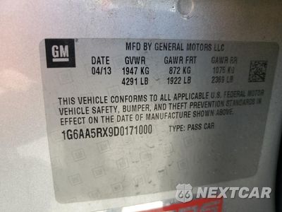 Zdjęcie 13 z 13 samochodu: 2013 CADILLAC ATS VIN:1G6AA5RX9D0171000 - miniatura