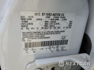 Zdjęcie 12 z 12 samochodu: 2008 FORD F250 SUPER DUTY VIN:1FTSW21598EA96061 - miniatura