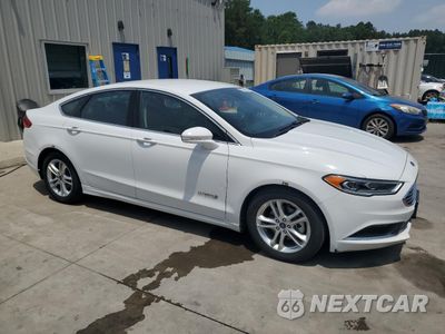 Czwarte zdjęcie samochodu z boku: 2018 FORD FUSION SE HYBRID VIN:3FA6P0LU0JR129898 - miniatura