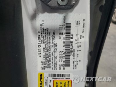 Zdjęcie 12 z 13 samochodu: 2018 FORD FUSION SE HYBRID VIN:3FA6P0LU0JR118836 - miniatura
