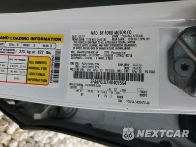 Zdjęcie 12 z 13 samochodu: 2017 FORD FUSION SE HYBRID VIN:3FA6P0LU7HR409554 - miniatura
