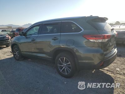 Drugie zdjęcie samochodu z przodu: 2017 TOYOTA HIGHLANDER SE VIN:5TDJZRFH7HS466206 - miniatura