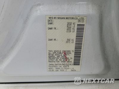 Zdjęcie 12 z 14 samochodu: 2015 NISSAN ALTIMA 2.5 VIN:1N4AL3AP3FN905293 - miniatura