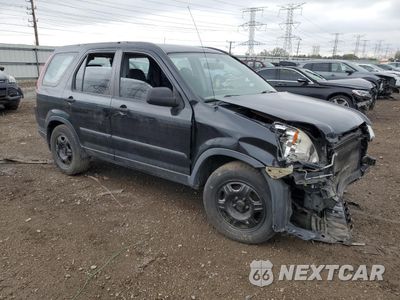 Czwarte zdjęcie samochodu z boku: 2006 HONDA CR-V LX VIN:JHLRD68556C013450 - miniatura