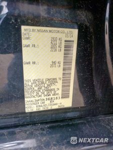 Zdjęcie 12 z 12 samochodu: 2014 NISSAN ALTIMA 2.5 VIN:1N4AL3AP7EN368183 - miniatura
