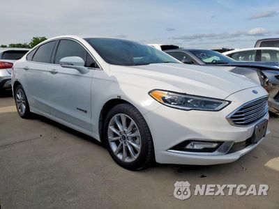 Czwarte zdjęcie samochodu z boku: 2017 FORD FUSION SE HYBRID VIN:3FA6P0LU9HR400726 - miniatura
