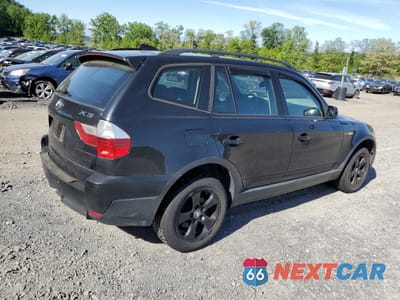 Trzecie zdjęcie samochodu z tyłu: 2008 BMW X3 3.0SI VIN:WBXPC93438WJ04275 - miniatura