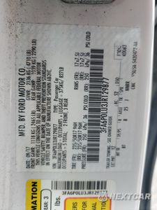 Zdjęcie 12 z 12 samochodu: 2018 FORD FUSION SE HYBRID VIN:3FA6P0LU3JR129877 - miniatura