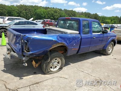 Trzecie zdjęcie samochodu z tyłu: 2003 FORD RANGER SUPER CAB VIN:1FTYR44V33PA60808 - miniatura