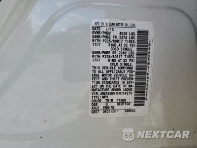 Zdjęcie 13 z 15 samochodu: 2015 NISSAN ROGUE SELECT S VIN:JN8AS5MV1FW754276 - miniatura