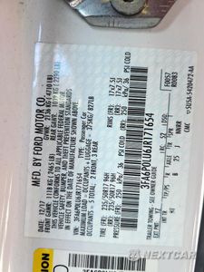 Zdjęcie 12 z 12 samochodu: 2018 FORD FUSION SE HYBRID VIN:3FA6P0LU6JR171654 - miniatura