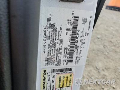 Zdjęcie 12 z 12 samochodu: 2019 FORD FUSION SE VIN:3FA6P0LU0KR124850 - miniatura
