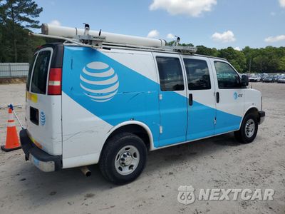 Trzecie zdjęcie samochodu z tyłu: 2014 CHEVROLET EXPRESS G2500 VIN:1GCWGFCAXE1914934 - miniatura
