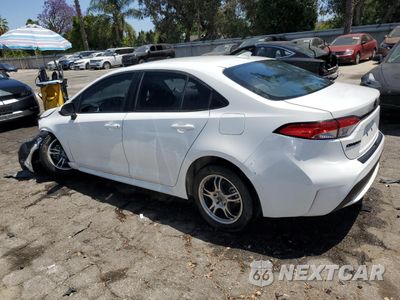 Drugie zdjęcie samochodu z przodu: 2021 TOYOTA COROLLA LE VIN:5YFEPMAE8MP215527 - miniatura
