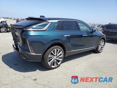 Trzecie zdjęcie samochodu z tyłu: 2024 CADILLAC LYRIQ LUXURY VIN:1GYKPSRL8RZ139874 - miniatura