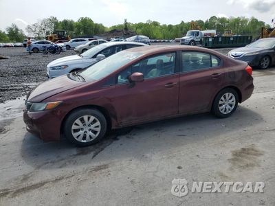 2012 HONDA CIVIC LX 2HGFB2F5XCH507525 - główne zdjęcie licytacji z USA - miniatura