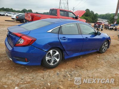 Trzecie zdjęcie samochodu z tyłu: 2021 HONDA CIVIC LX VIN:2HGFC2F63MH509057 - miniatura