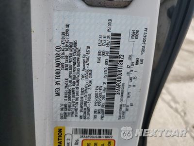 Zdjęcie 12 z 13 samochodu: 2018 FORD FUSION SE HYBRID VIN:3FA6P0LU0JR118822 - miniatura