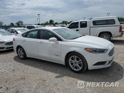 Czwarte zdjęcie samochodu z boku: 2018 FORD FUSION SE HYBRID VIN:3FA6P0LU0JR129917 - miniatura