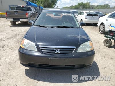 Piąte zdjęcie samochodu w środku: 2002 HONDA CIVIC LX VIN:1HGES16592L018783 - miniatura