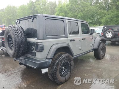 Trzecie zdjęcie samochodu z tyłu: 2021 JEEP WRANGLER UNLIMITED SPORT VIN:1C4HJXDN6MW589878 - miniatura