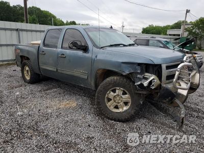Czwarte zdjęcie samochodu z boku: 2010 CHEVROLET SILVERADO K1500 LT VIN:3GCRKSE37AG219695 - miniatura