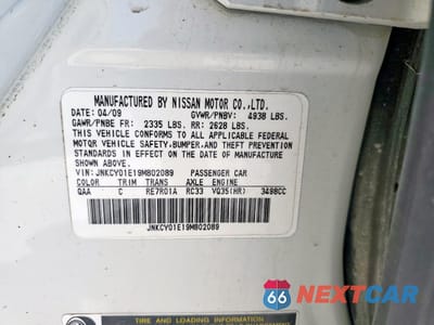 Zdjęcie 12 z 12 samochodu: 2009 INFINITI M35 BASE VIN:JNKCY01E19M802089 - miniatura