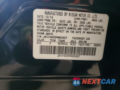 Zdjęcie 12 z 14 samochodu: 2015 INFINITI Q40 VIN:JN1CV6AR5FM650557 - miniatura